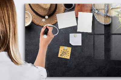 Dry erase board magnetic A box for memories and notes