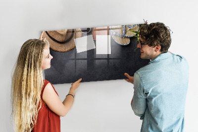 Dry erase board magnetic A box for memories and notes
