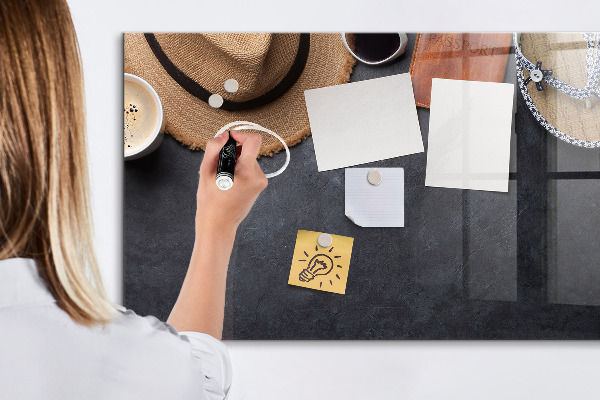 Dry erase board magnetic A box for memories and notes