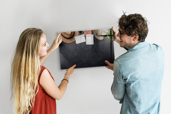 Dry erase board magnetic A box for memories and notes
