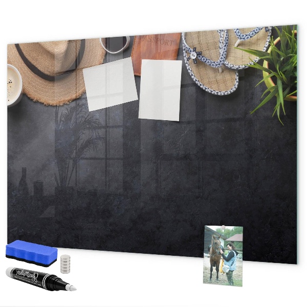 Dry erase board magnetic A box for memories and notes