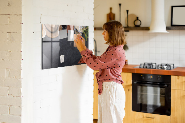Dry erase board magnetic A box for memories and notes