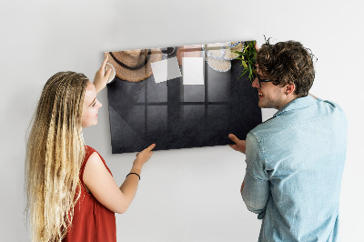 Dry erase board magnetic A box for memories and notes
