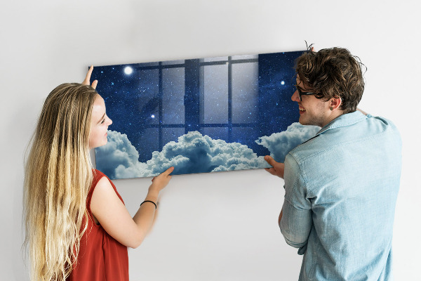 Magnetic dry erase board A space board for notes and photos