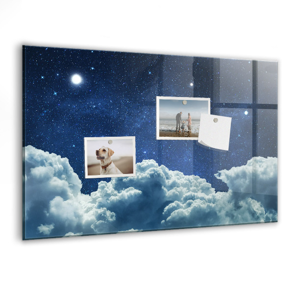 Magnetic dry erase board A space board for notes and photos