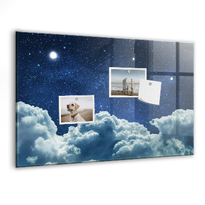 Magnetic dry erase board A space board for notes and photos