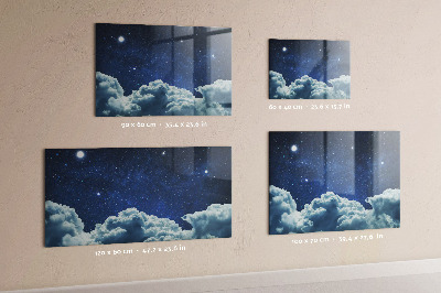 Magnetic dry erase board A space board for notes and photos