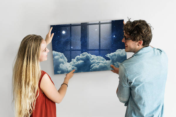 Magnetic dry erase board A space board for notes and photos