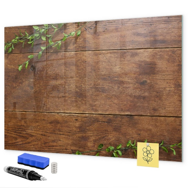 Magnetic dry erase board A stylish board for notes and photos