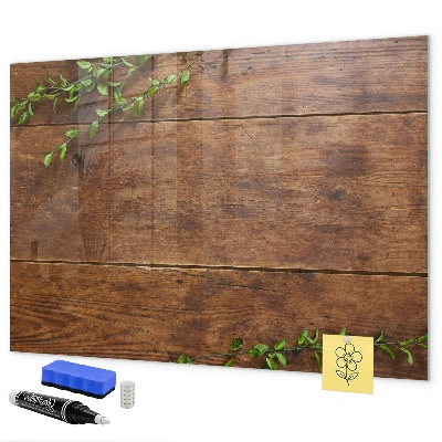 Magnetic dry erase board A stylish board for notes and photos