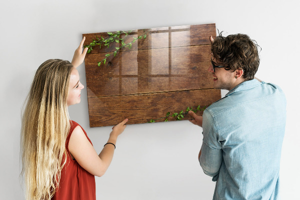 Magnetic dry erase board A stylish board for notes and photos