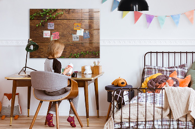 Magnetic dry erase board A stylish board for notes and photos
