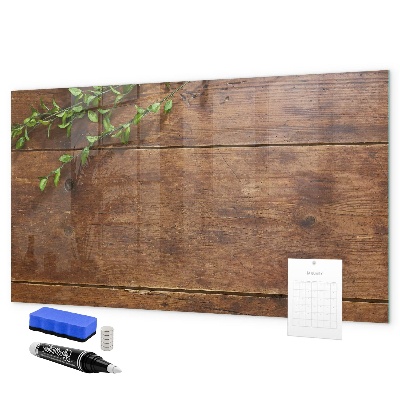 Magnetic dry erase board A stylish board for notes and photos