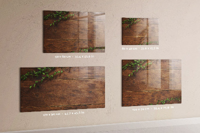 Magnetic dry erase board A stylish board for notes and photos