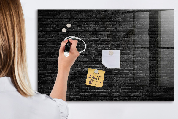 Dry erase board magnetic Board for photos and notes