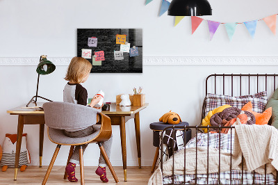 Dry erase board magnetic Board for photos and notes
