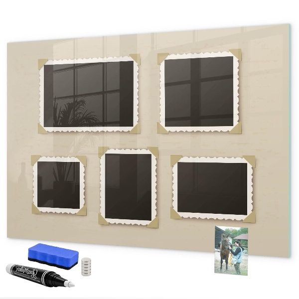 Magnetic dry erase board A creative space for family memories