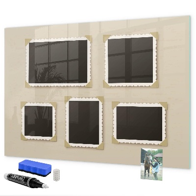 Magnetic dry erase board A creative space for family memories
