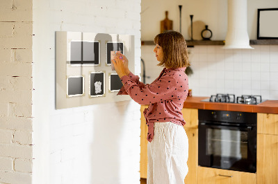 Magnetic dry erase board A creative space for family memories