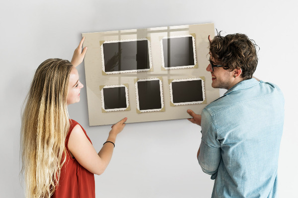 Magnetic dry erase board A creative space for family memories