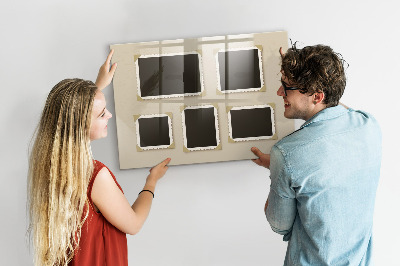 Magnetic dry erase board A creative space for family memories