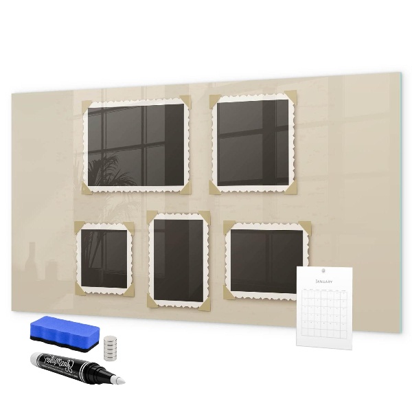Magnetic dry erase board A creative space for family memories