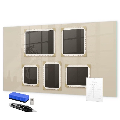 Magnetic dry erase board A creative space for family memories