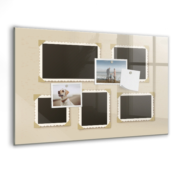 Magnetic dry erase board A creative space for family memories