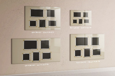 Magnetic dry erase board A creative space for family memories