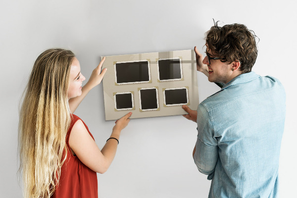Magnetic dry erase board A creative space for family memories
