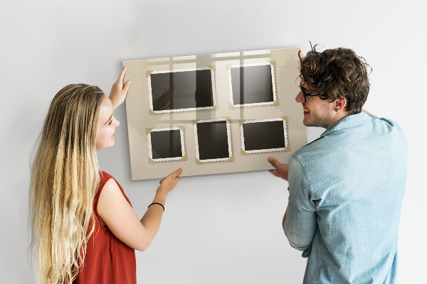 Magnetic dry erase board A creative space for family memories