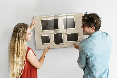 Magnetic dry erase board A creative space for family memories