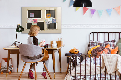 Magnetic dry erase board A creative space for family memories