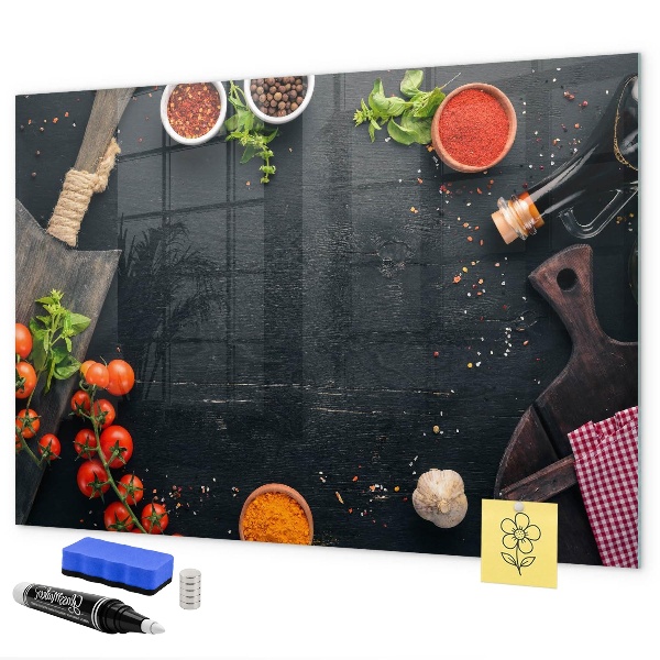 Magnetic dry erase board Kitchen inspirations with personal memories