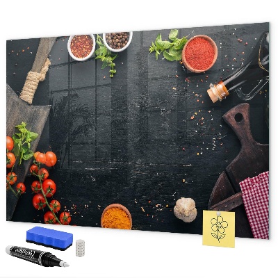 Magnetic dry erase board Kitchen inspirations with personal memories