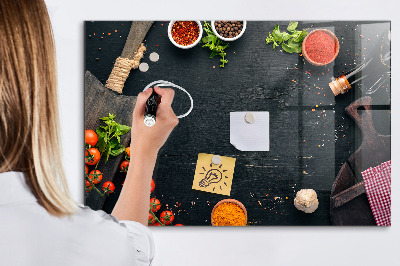 Magnetic dry erase board Kitchen inspirations with personal memories