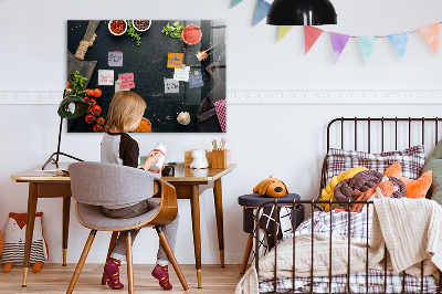 Magnetic dry erase board Kitchen inspirations with personal memories