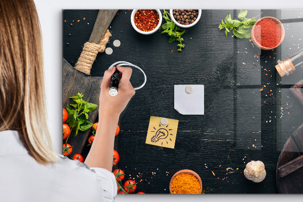 Magnetic dry erase board Kitchen inspirations with personal memories