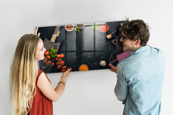 Magnetic dry erase board Kitchen inspirations with personal memories