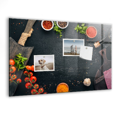 Magnetic dry erase board Kitchen inspirations with personal memories