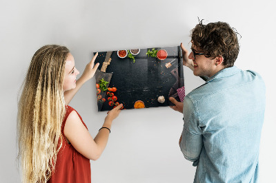 Magnetic dry erase board Kitchen inspirations with personal memories