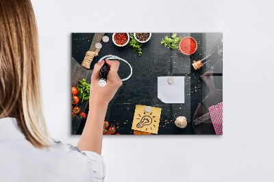 Magnetic dry erase board Kitchen inspirations with personal memories