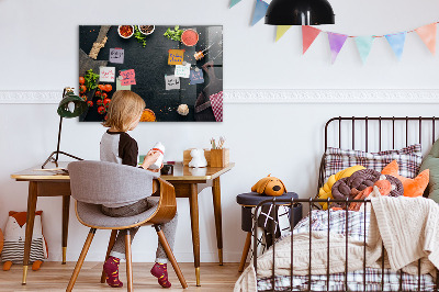 Magnetic dry erase board Kitchen inspirations with personal memories