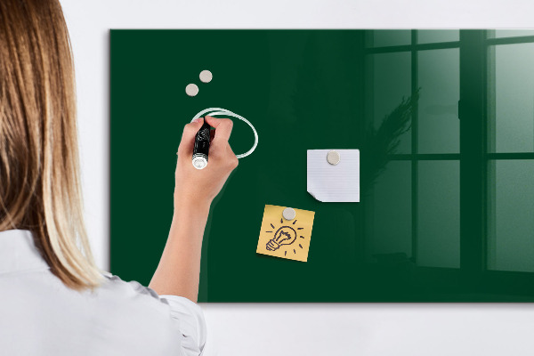 Magnetic dry erase board Magnetic board for notes and photos