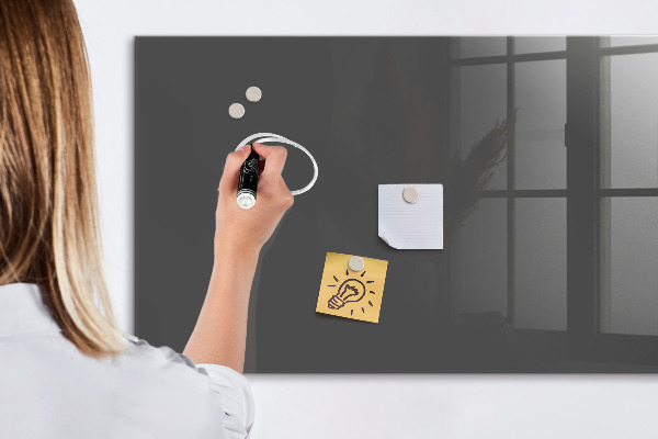 Dry erase board magnetic A practical board for notes and photos