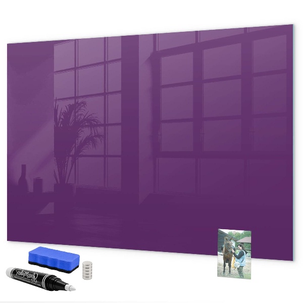 Magnetic dry erase board Magnetic board for notes and photos