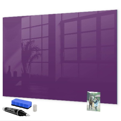Magnetic dry erase board Magnetic board for notes and photos