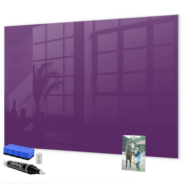 Magnetic dry erase board Magnetic board for notes and photos