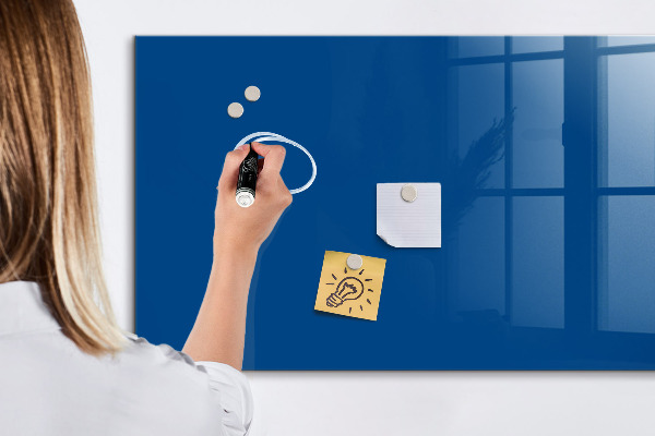Magnetic dry erase board A practical board for notes and photos
