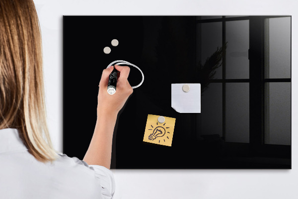 Magnetic dry erase board Modern board for notes and photos